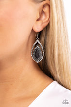 Load image into Gallery viewer, Twisted Trailblazer - Black Earrings
