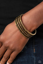 Load image into Gallery viewer, Labyrinth Lure - Brass Bracelet