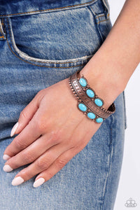 A League of Their STONE - Copper Cuff Bracelet