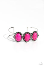 Load image into Gallery viewer, Badlands Backdrop - Pink Cuff Bracelet