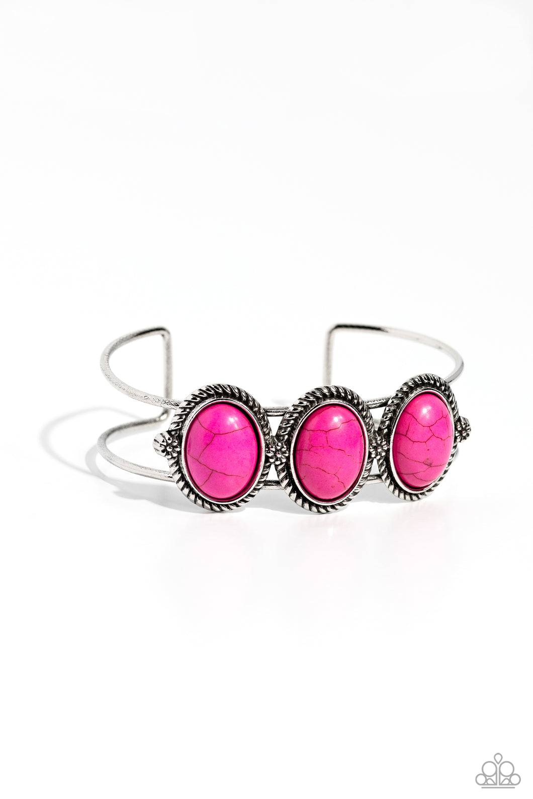 Badlands Backdrop - Pink Cuff Bracelet