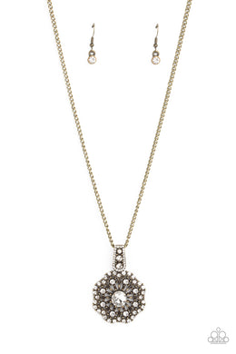 Bewitching Brilliance - Brass Necklace