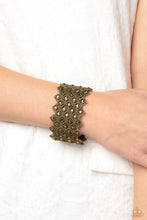 Load image into Gallery viewer, DECO in the Rough - Brass Bracelet