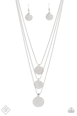 Caviar Charm - Silver Necklace
