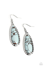 Load image into Gallery viewer, TEARDROP-Dead Dynasty - Blue Earrings