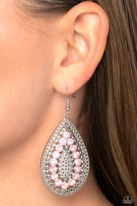 Spirited Socialite - Pink Earrings