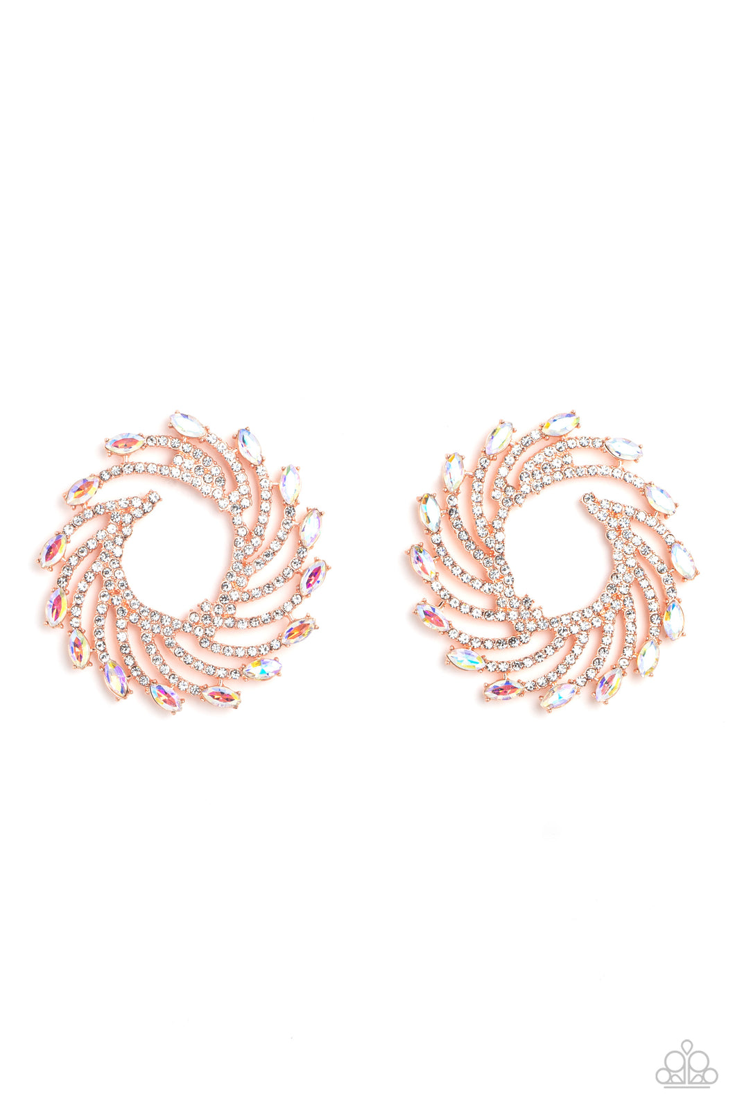 Firework Fanfare - Copper Post Earrings