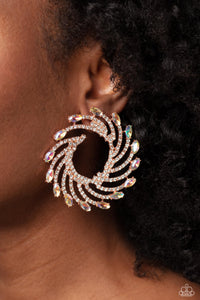 Firework Fanfare - Copper Post Earrings