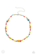 Load image into Gallery viewer, Flower Child Flair - Multicolor Choker Necklace