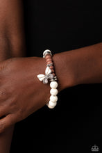 Load image into Gallery viewer, Bold Butterfly - White Bracelet
