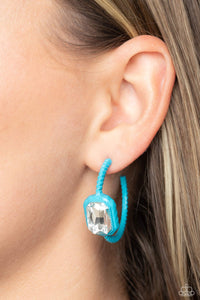 Call Me TRENDY - Blue Earrings