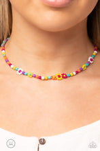 Load image into Gallery viewer, Flower Child Flair - Multicolor Choker Necklace