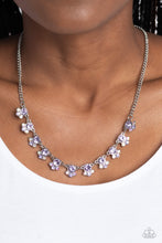 Load image into Gallery viewer, Tabloid Treasure - Purple Necklace