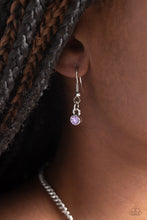 Load image into Gallery viewer, Tabloid Treasure - Purple Necklace