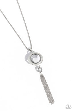 Rotating Radiance - White Necklace