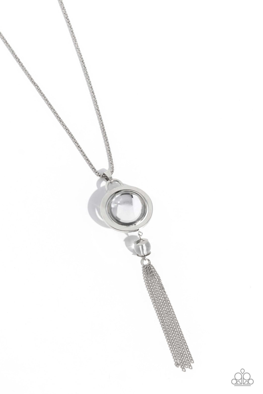 Rotating Radiance - White Necklace