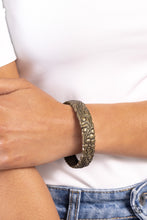 Load image into Gallery viewer, Grounded Grace - Brass Hinged Bracelet