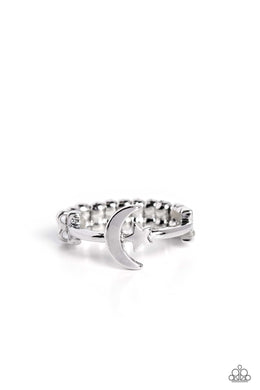 Astral Allure - Silver Dainty Ring