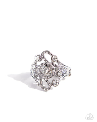 High-Class Honor - White Dainty Ring