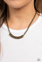Load image into Gallery viewer, Swing Dance Dream - Brass Necklace