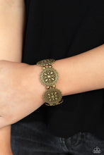 Load image into Gallery viewer, Leave of Lace - Brass Bracelet