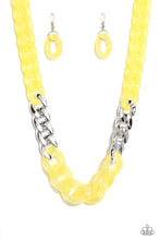 Load image into Gallery viewer, Curb Your Enthusiasm - Yellow Necklace