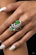 Load image into Gallery viewer, Off To FEATHER-land - Green Ring