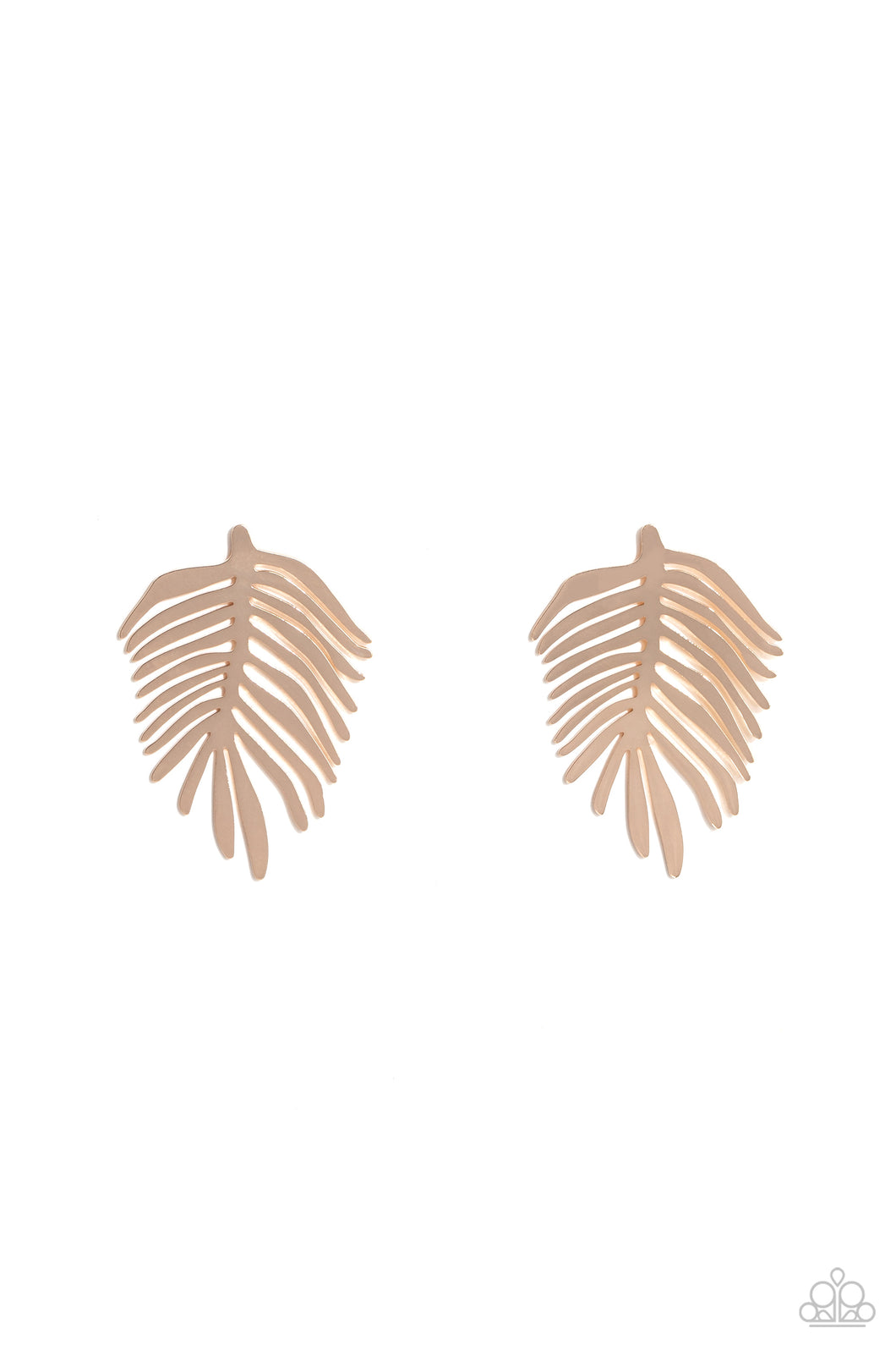 The FROND Row - Gold Post Earrings