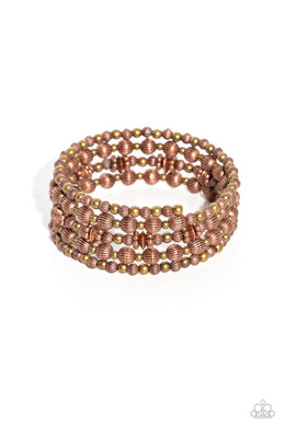 Striped Stack - Multimetal Bracelet