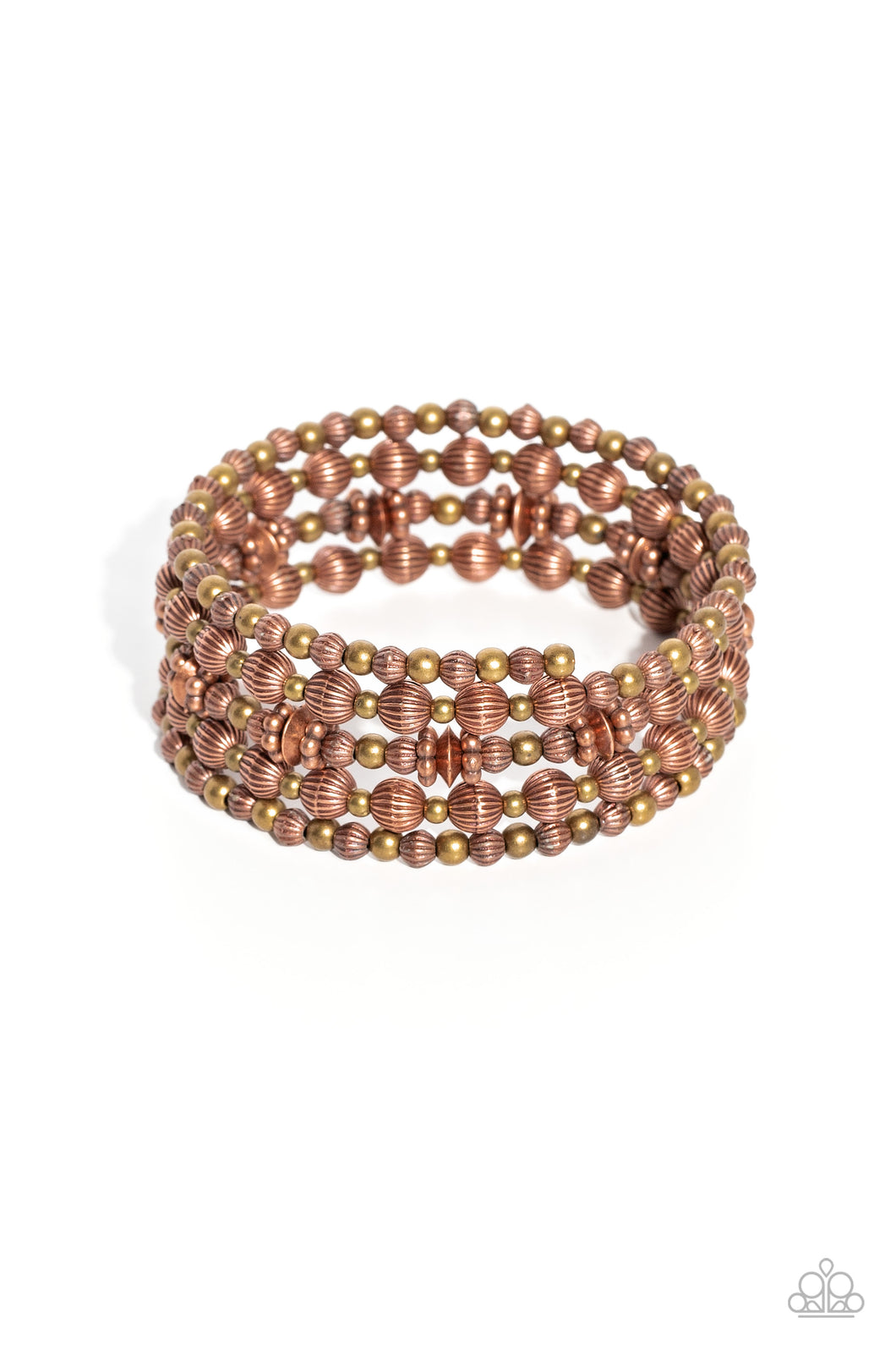 Striped Stack - Multimetal Bracelet
