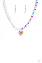 Load image into Gallery viewer, Precise Psychedelic - Purple Necklace