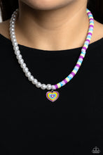 Load image into Gallery viewer, Precise Psychedelic - Purple Necklace