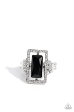 Load image into Gallery viewer, Emerald Elegance - Black Dainty Ring