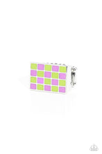 Load image into Gallery viewer, Checkerboard Craze - Green Ring