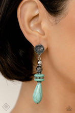Load image into Gallery viewer, Desert Fever - Blue Post Earrings