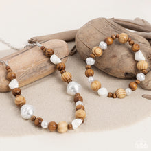 Load image into Gallery viewer, All In WOOD Time - Brown Necklace