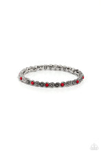 Load image into Gallery viewer, Floral Fast Lane - Red Bracelet