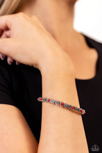 Load image into Gallery viewer, Floral Fast Lane - Red Bracelet