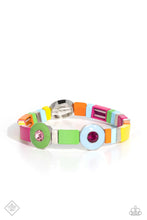 Load image into Gallery viewer, Colorblock Cameo - Multi Bracelet