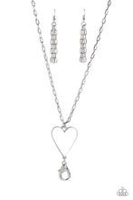 Load image into Gallery viewer, Subtle Soulmate - White Lanyard