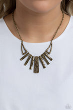 Load image into Gallery viewer, Paisley Pastime - Brass Necklace