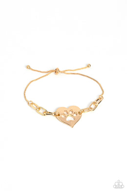 PAW-sitively Perfect - Gold Bracelet