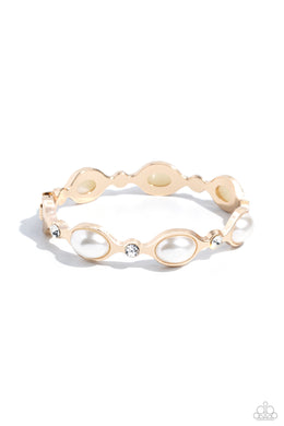 Are You Gonna Be My PEARL? - Gold Bracelet