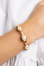 Load image into Gallery viewer, Are You Gonna Be My PEARL? - Gold Bracelet