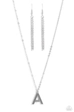 Load image into Gallery viewer, Leave Your Initials - A - Silver Necklace