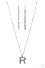 Load image into Gallery viewer, Leave Your Initials - R - Silver Necklace