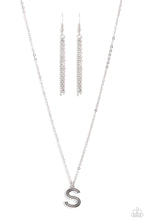 Load image into Gallery viewer, Leave Your Initials - Silver - S Necklace