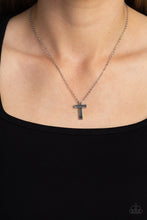 Load image into Gallery viewer, Leave Your Initials - Silver - T Necklace