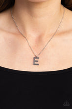 Load image into Gallery viewer, Leave Your Initials - Silver - E Necklace
