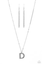 Load image into Gallery viewer, Leave Your Initials - Silver - D Necklace